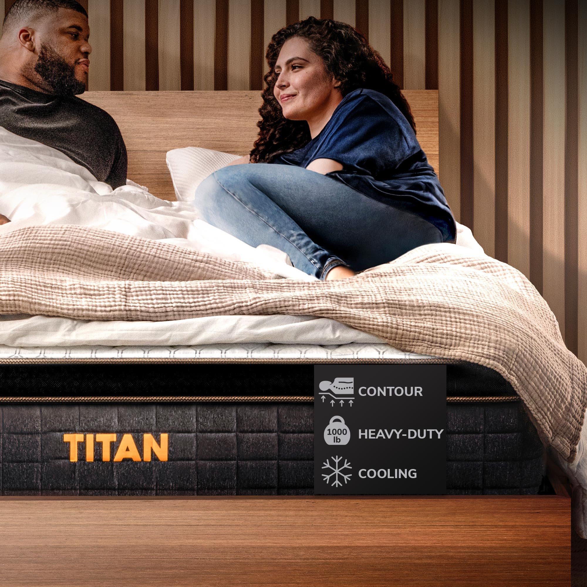 Amazon.com: Brooklyn Bedding Titan 14.5